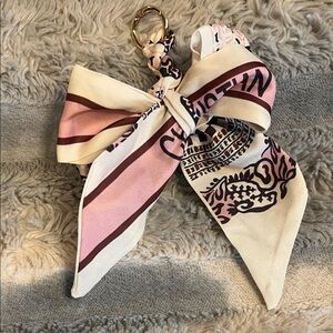 Chic Pink and Cream Key Holder